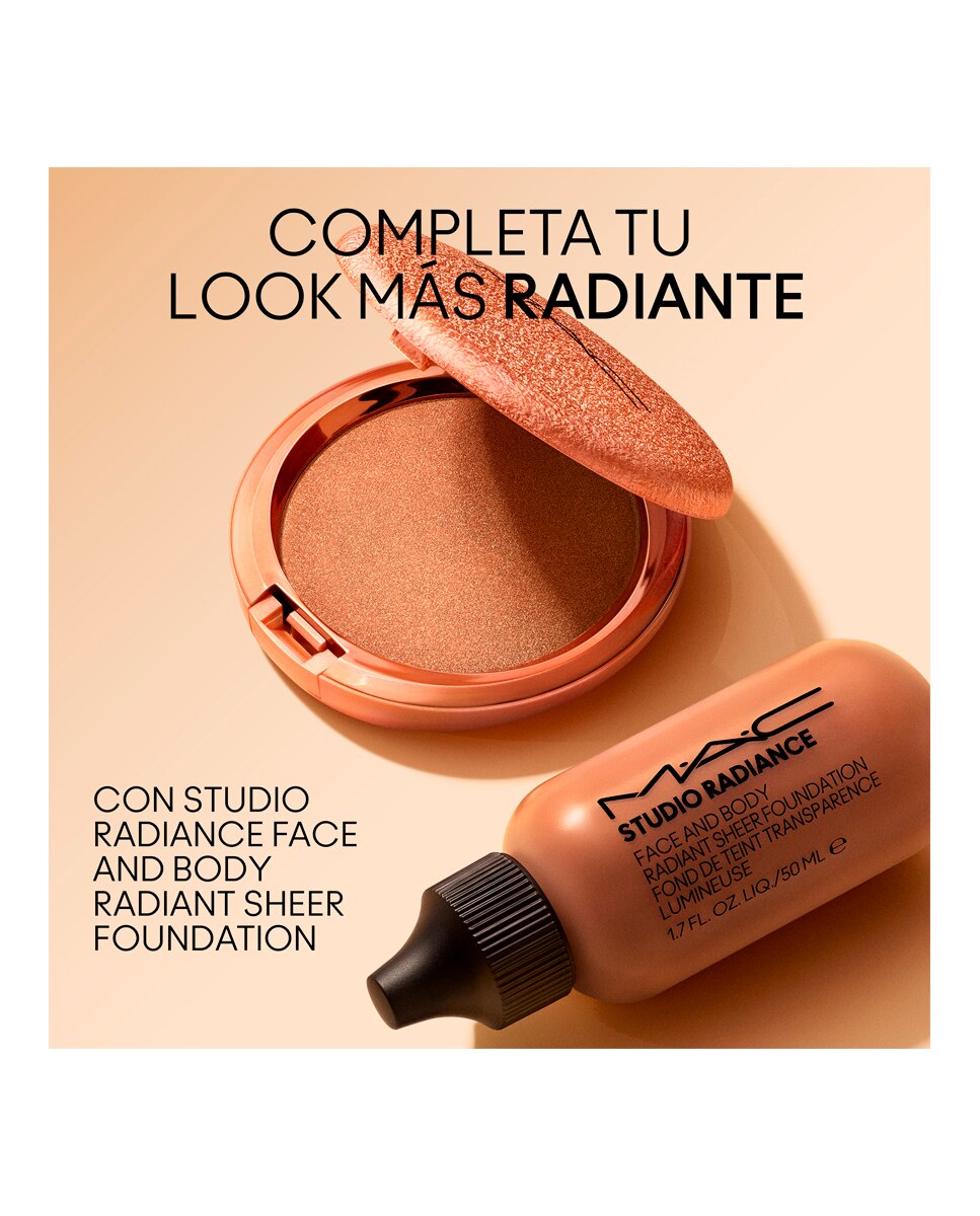 Polvos de sol Skinfinish Sunstruack Radiant Bronzer M.A.C - Radiant Medium Golden Radiant Medium Golden-3