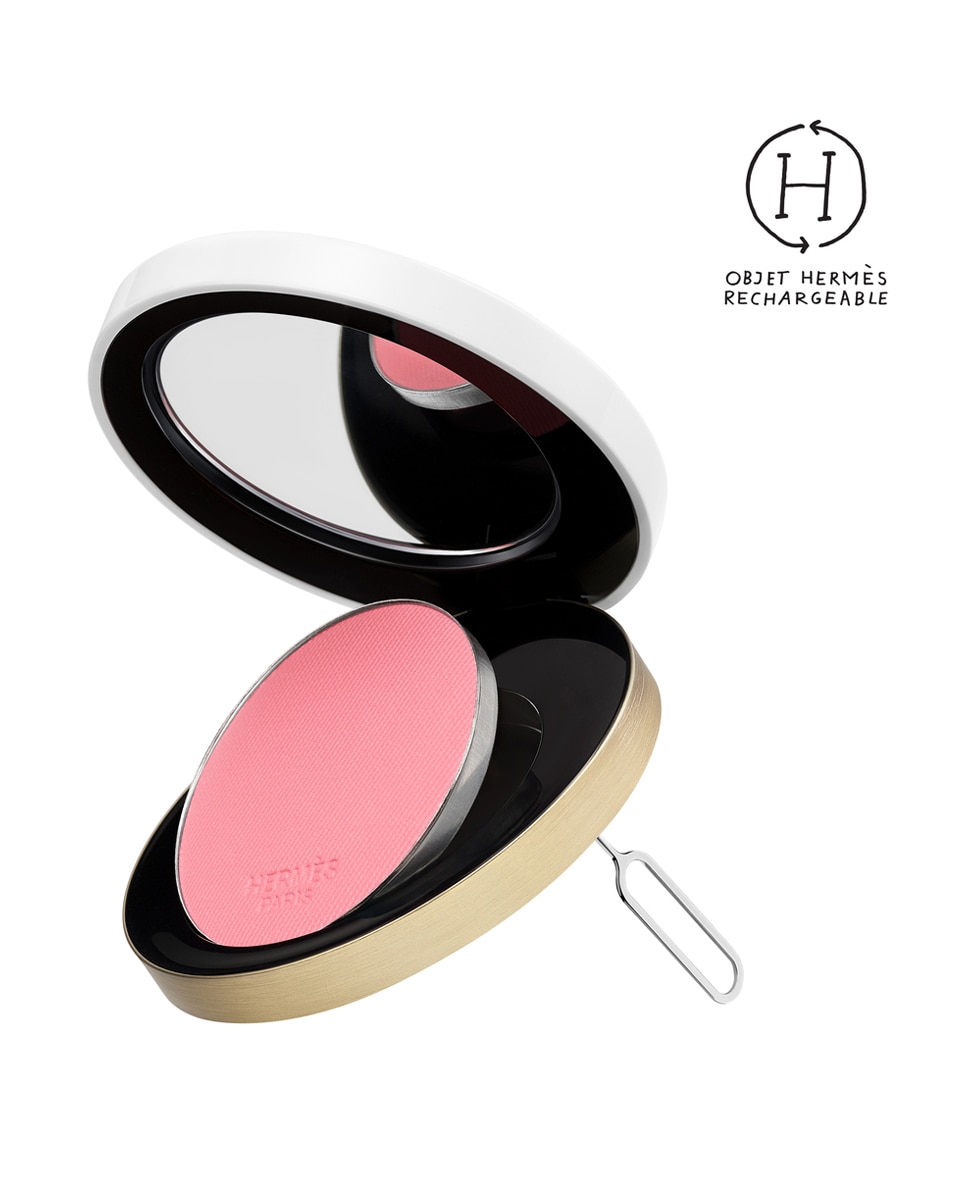 Imagen 5 de Colorete en polvo Rose Hermès Silky Blush Hermès - 47 Rose Ambré 6 g 47 Rose Ambré