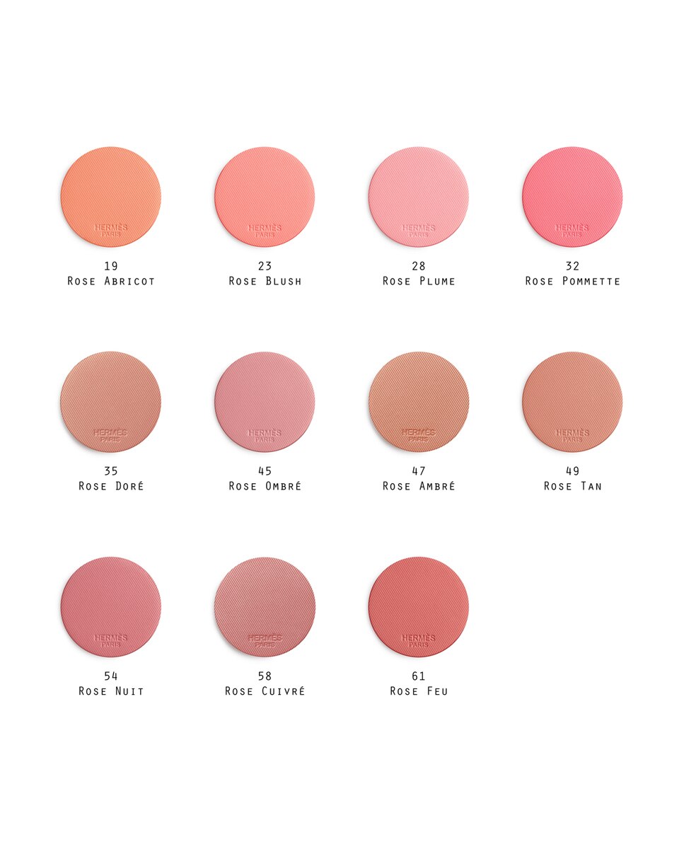 Imagen 8 de Colorete en polvo Rose Hermès Silky Blush Hermès - 47 Rose Ambré 6 g 47 Rose Ambré