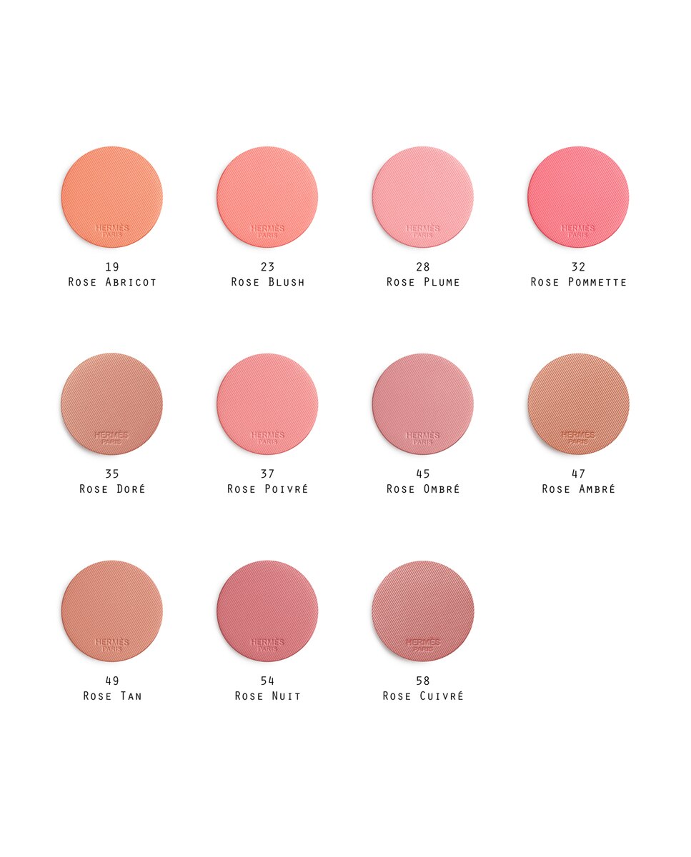 Imagen 9 de Colorete en polvo Rose Hermès Silky Blush Hermès - 47 Rose Ambré 6 g 47 Rose Ambré