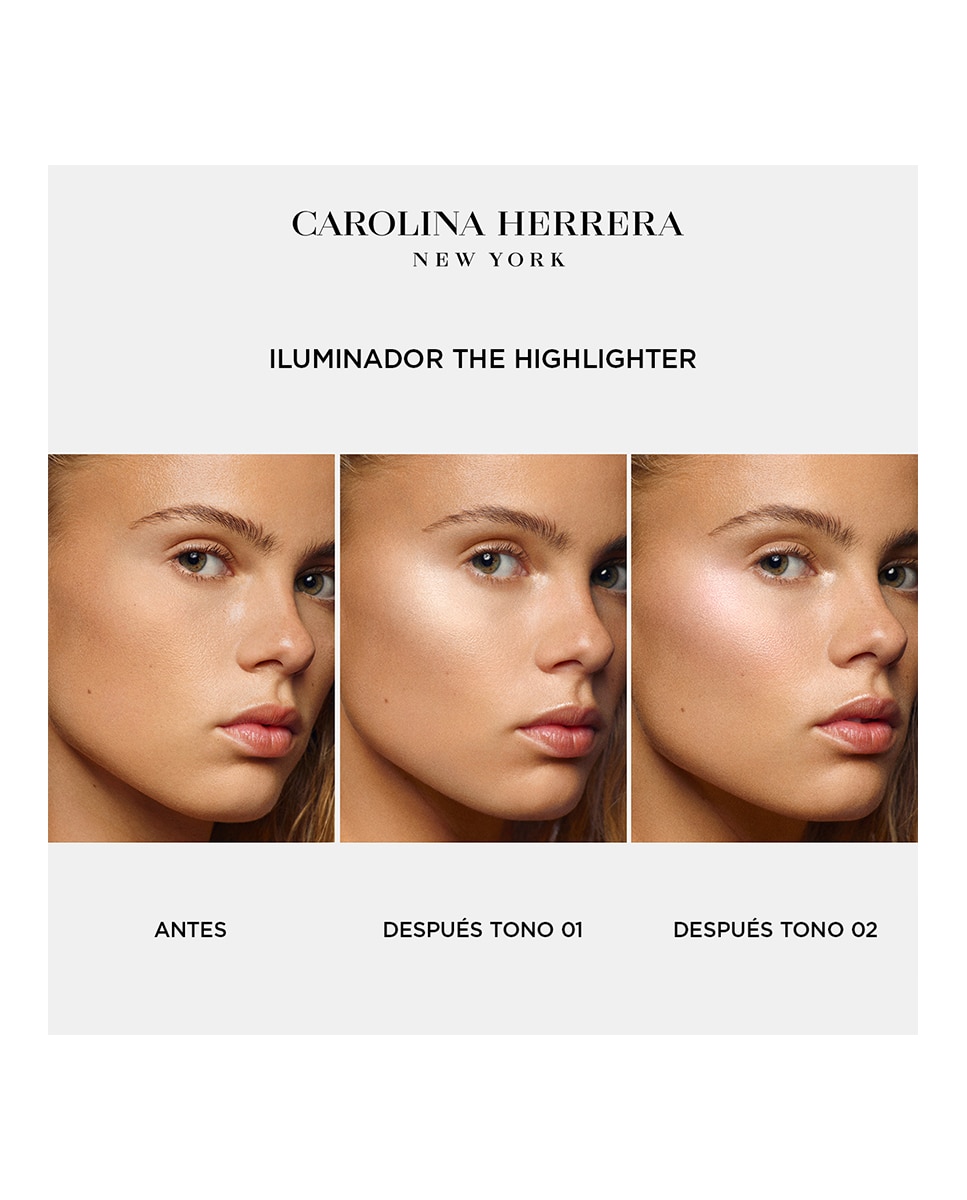 Iluminador The Highlighter Carolina Herrera - 02 Rosé Hour 10 g 02 Rosé Hour-5