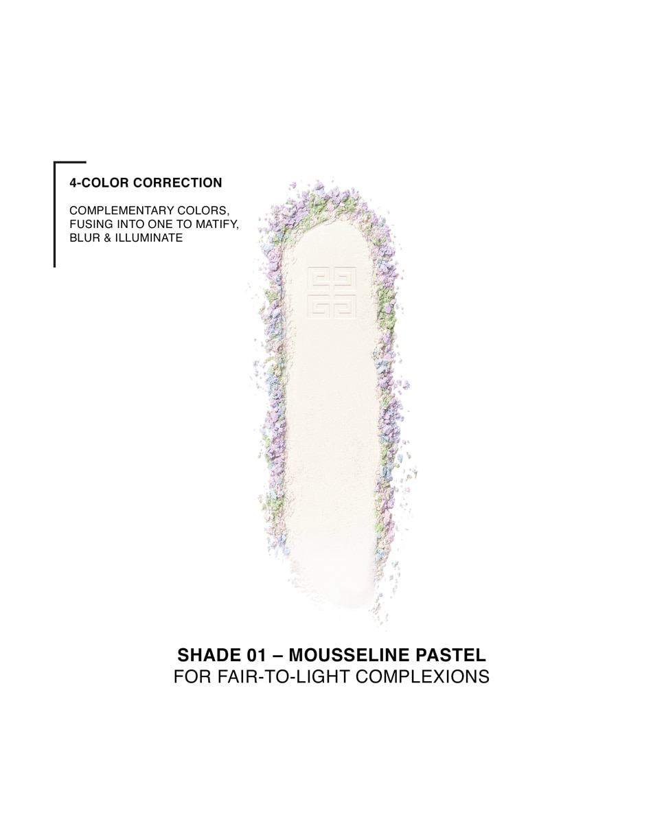 Polvos Sueltos Prisme Libre Givenchy - N° 01 Mousseline Pastel 10 g N° 01 Mousseline Pastel-6