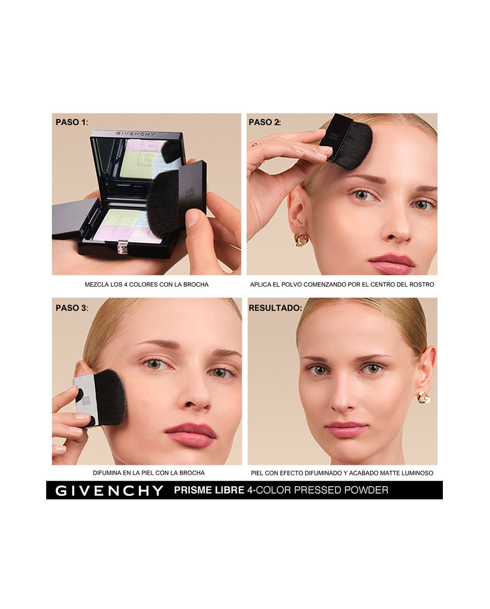 Imagen 6 de Polvos Compactos Prisme Libre Givenchy - TONO 01 7 g TONO 01
