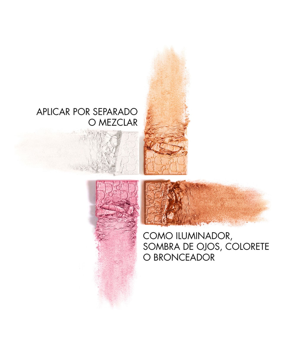 Dior Backstage Glow Maximizer Palette Paleta de iluminadores y colorete multiusos - 001 Universal Glow 001 Universal Glow-2