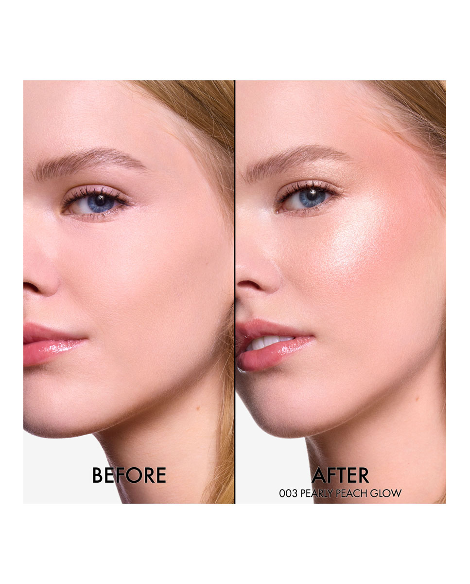 Dior Backstage Glow Maximizer Palette Paleta de iluminadores y colorete multiusos - 003 Pearly Peach Glow 003 Pearly Peach Glow-3