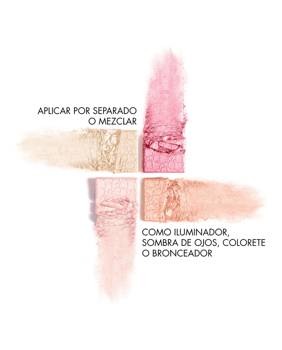 Dior Backstage Glow Maximizer Palette Paleta de iluminadores y colorete multiusos - 004 Rose Gold Glow 004 Rose Gold Glow-2