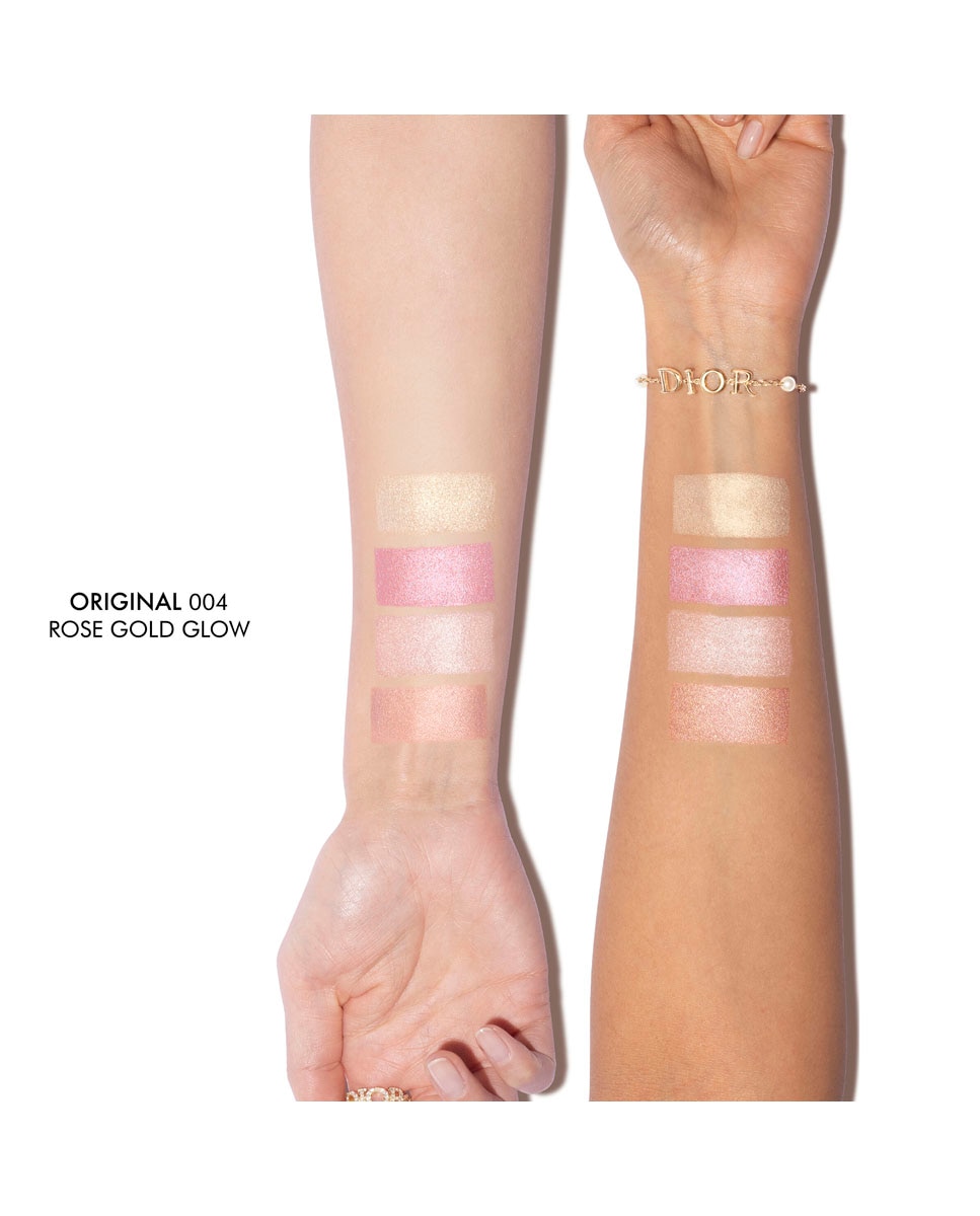 Dior Backstage Glow Maximizer Palette Paleta de iluminadores y colorete multiusos - 004 Rose Gold Glow 004 Rose Gold Glow-4