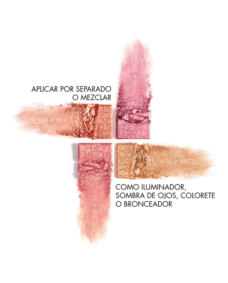 Dior Backstage Glow Maximizer Palette Paleta de iluminadores y colorete multiusos - 005 Sunlit Amber Glow 005 Sunlit Amber Glow-2