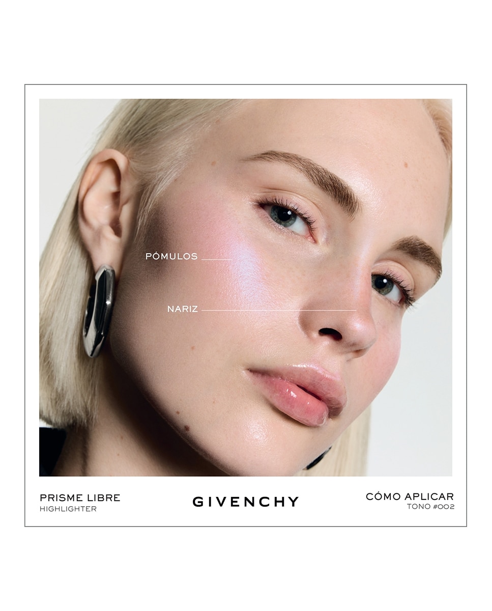 Imagen 3 de Polvos Iluminadores Prisme Libre Highlighter Powder Givenchy - 002 ROSY GOLD 002 ROSY GOLD