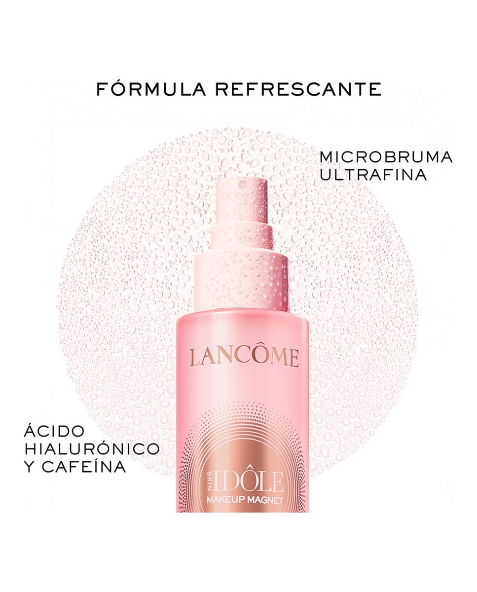 Imagen 3 de Bruma Fijadora Skin Idole Makeup Magnet Skin-Loving Micro Setting Mist  100 Ml Lancôme