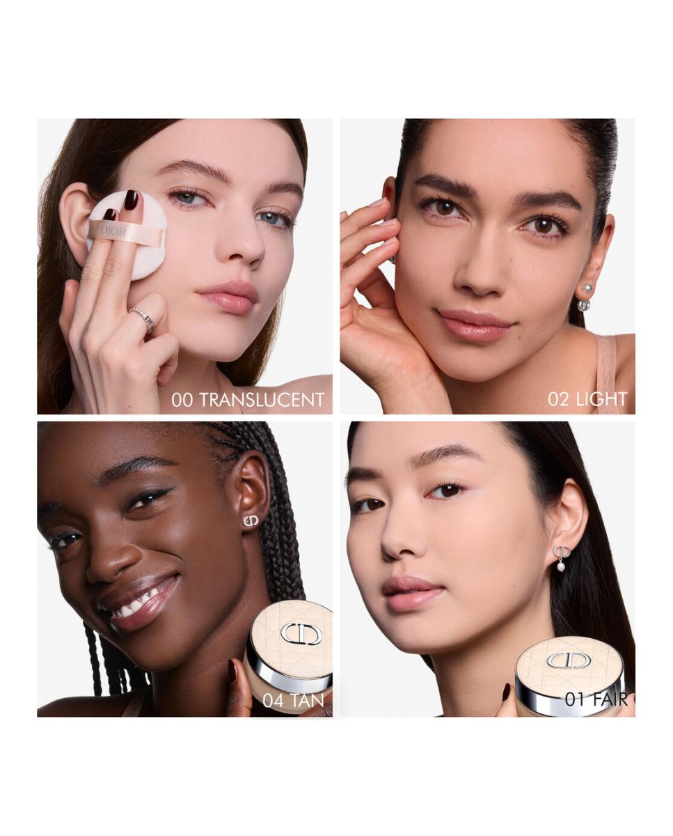 Dior Forever On Set Powder Polvos sueltos fijadores - acabado mate difuminador invisible - 03 Medium 03 Medium-3