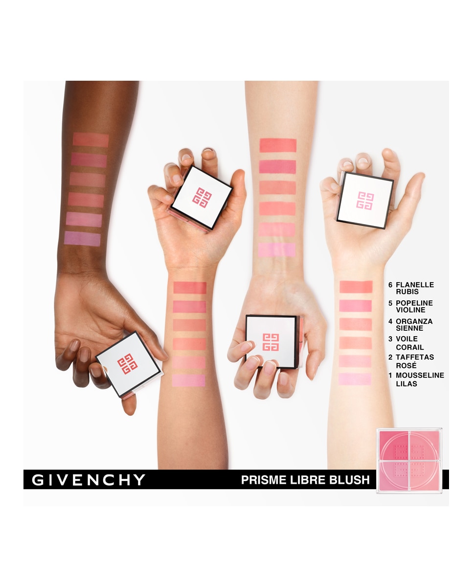Colorete Prisme Libre Blush Givenchy - 6 Flanelle Rubis 6 Flanelle Rubis-2