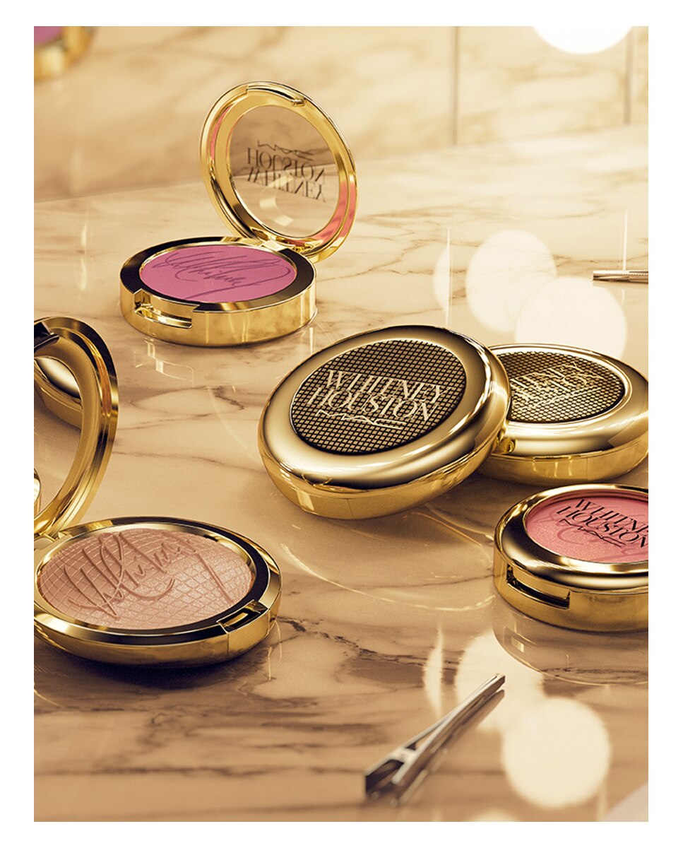 Imagen 6 de Colorete Powder Blush x Whitney Houston MAC - Nippy's Plum Rose 6 g Nippy's Plum Rose