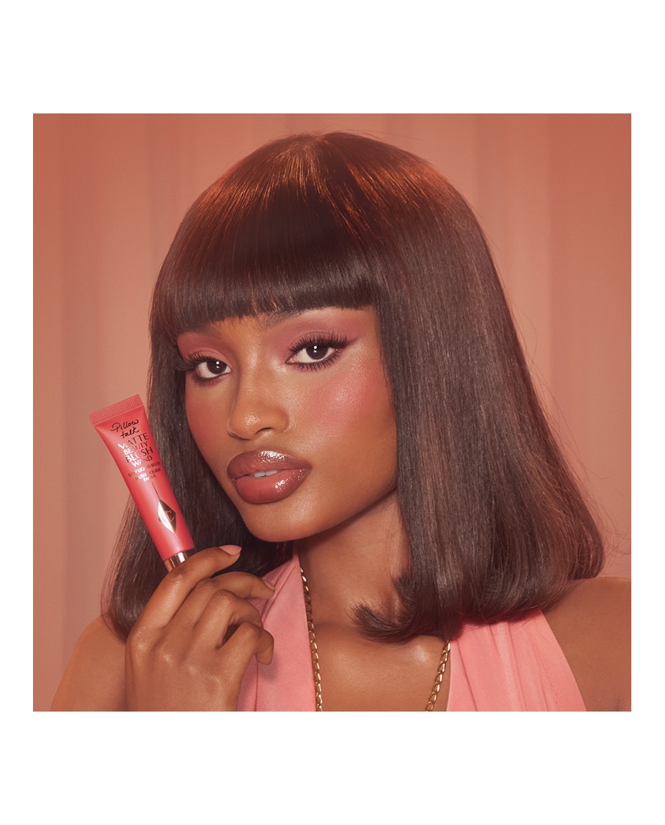 Colorete Líquido Pillow Talk Matte Beauty Blush Wand Charlotte Tilbury - Dream Pop 20 ml Dream Pop-3