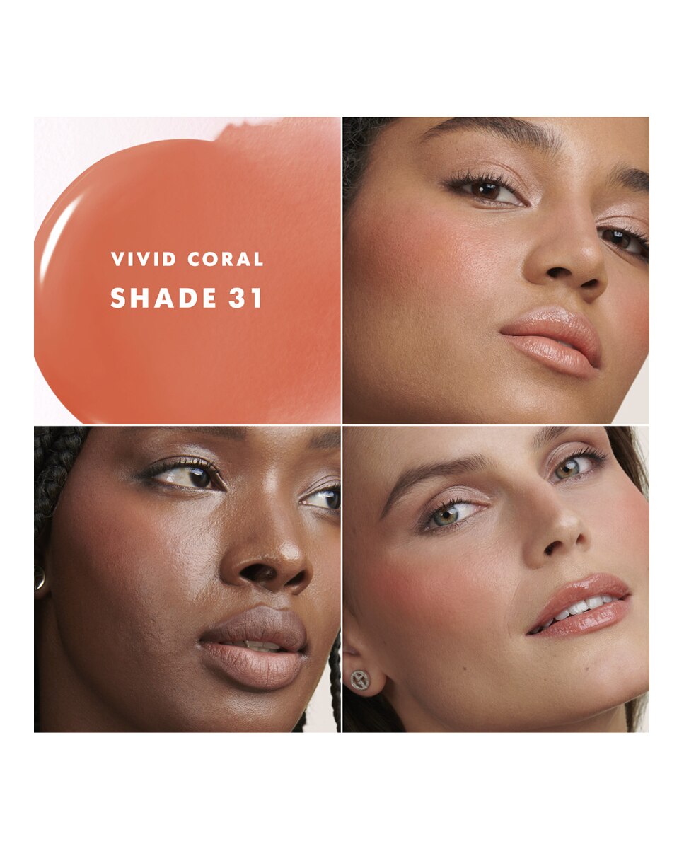 Colorete Líquido Larga Duración Luminous Silk Cheek Tint Giorgio Armani - 31 Vivid Coral 31 Vivid Coral-4