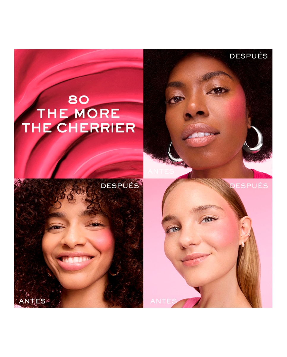 Imagen 5 de Colorete Idôle Lqd Blush 9 Ml Lancôme - 80 The more the cherrier 9 ml 80 The more the cherrier