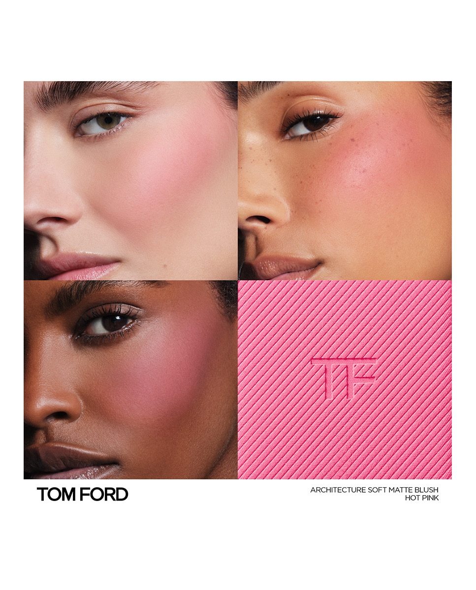 Colorete Architecture Soft Matte Tom Ford - Crushed rose Hot pink-2