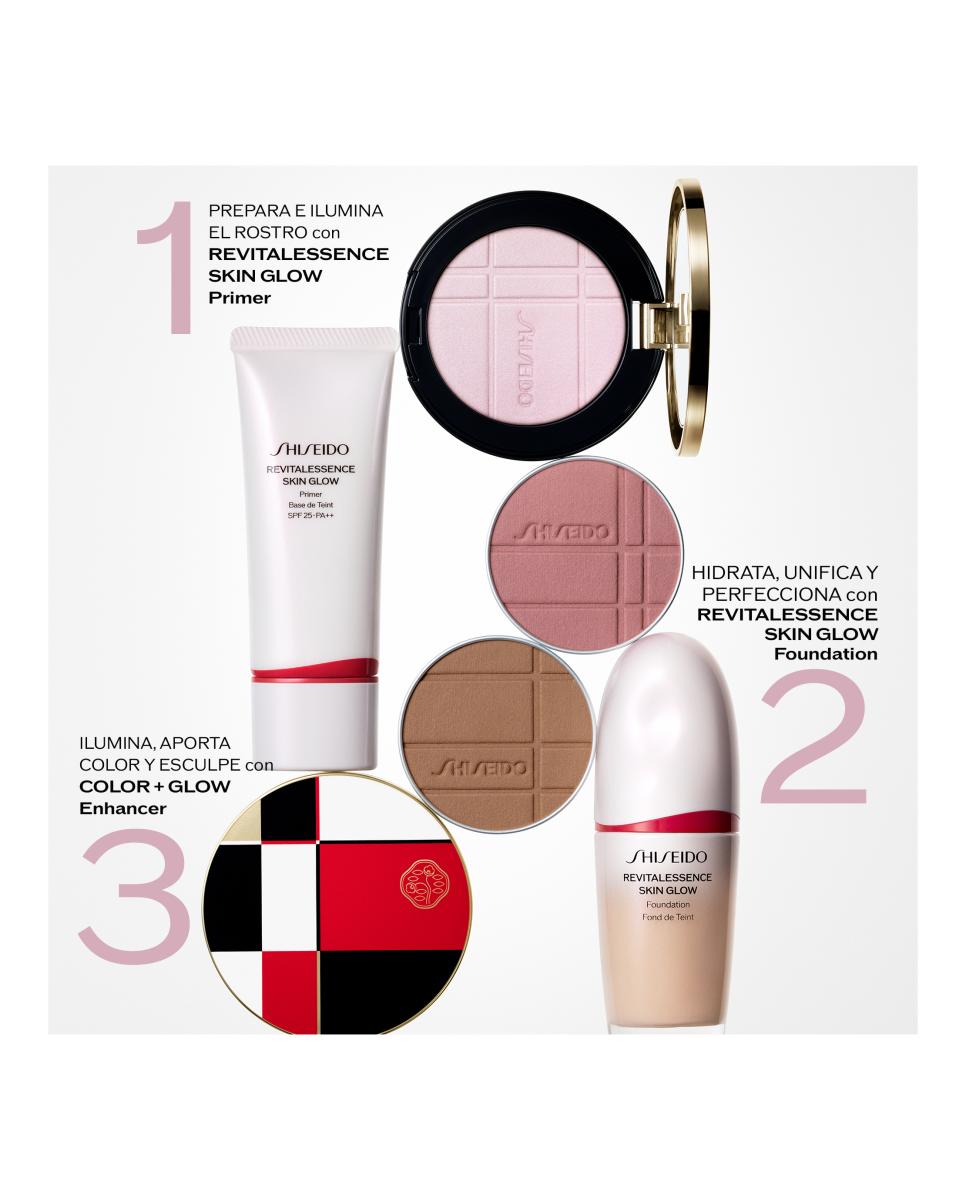 Imagen 7 de Colorete Color Glow + Enhancer 7,2G Shiseido - Light Brown tone Light Brown tone