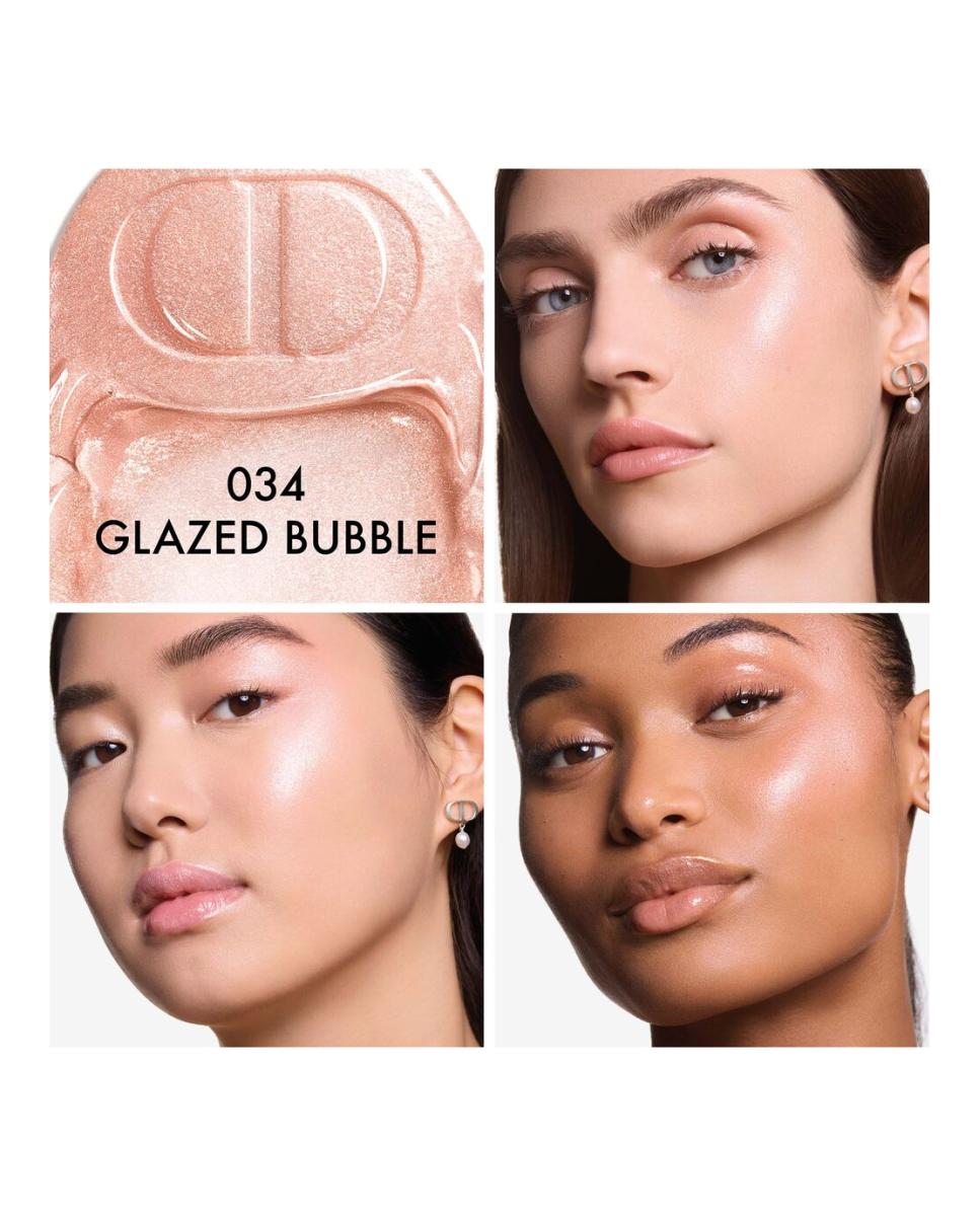 DIOR BACKSTAGE GLASSY GLOW STICK Iluminador bálsamo iridiscente multiuso - 034 Glazed Bubble 034 Glazed Bubble-3