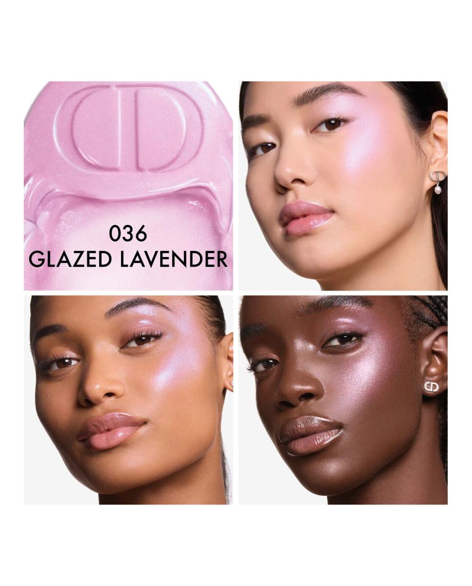 DIOR BACKSTAGE GLASSY GLOW STICK Iluminador bálsamo iridiscente multiuso - 036 Glazed Lavender 036 Glazed Lavender-3