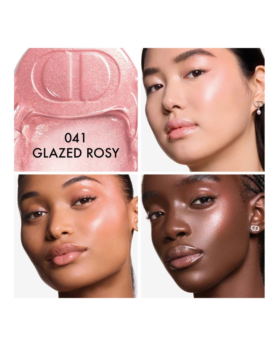 DIOR BACKSTAGE GLASSY GLOW STICK Iluminador bálsamo iridiscente multiuso - 041 Glazed Rosy 041 Glazed Rosy-3