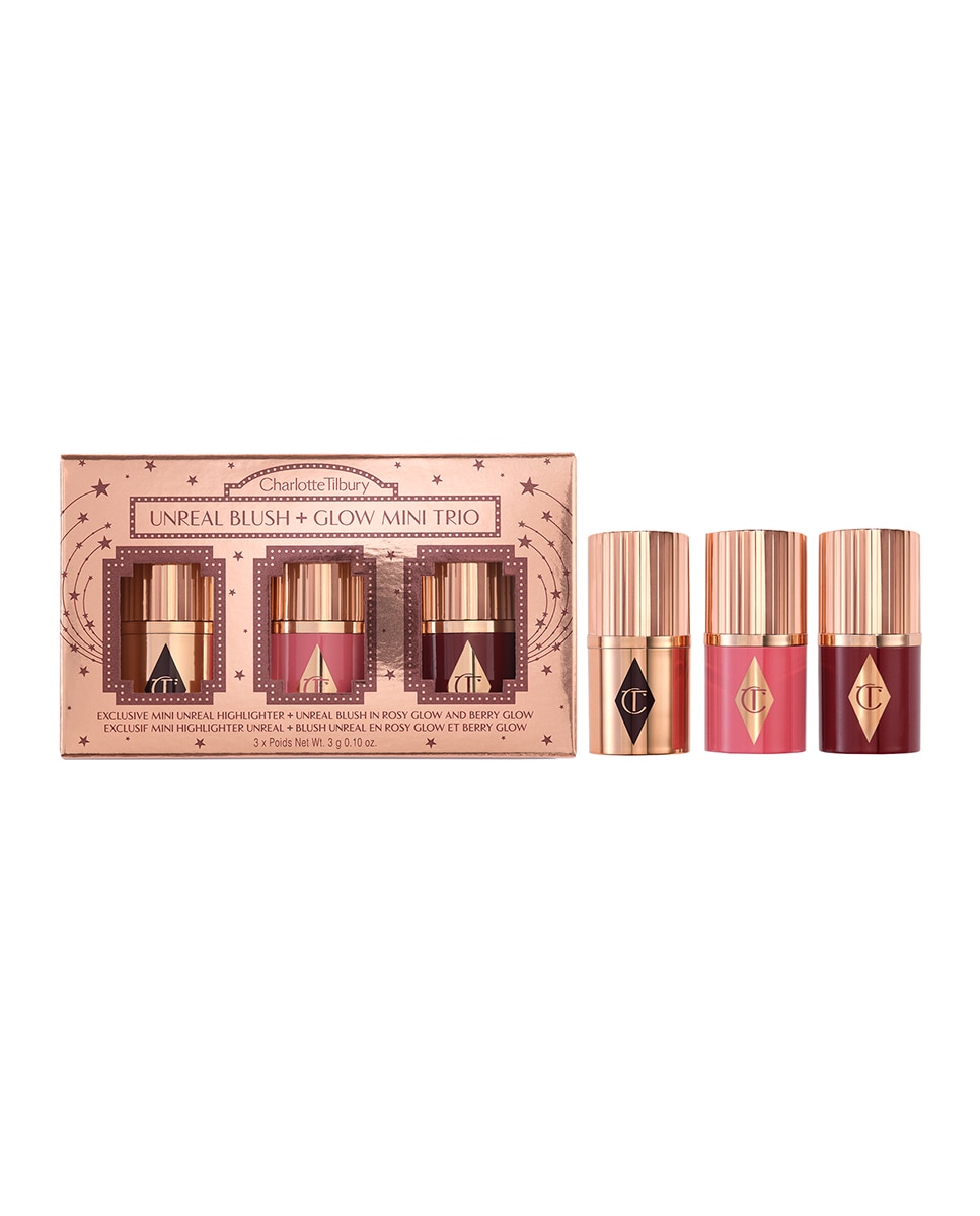Estuche de Regalo Unreal Blush + Glow Mini Trio de Charlotte Tilbury 1