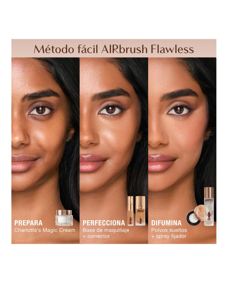 Aibrush Flawless Blur Loose Powder Polvos Sueltos Charlotte Tilbury - Translucent Medium/Tan Translucent Medium/Tan-7