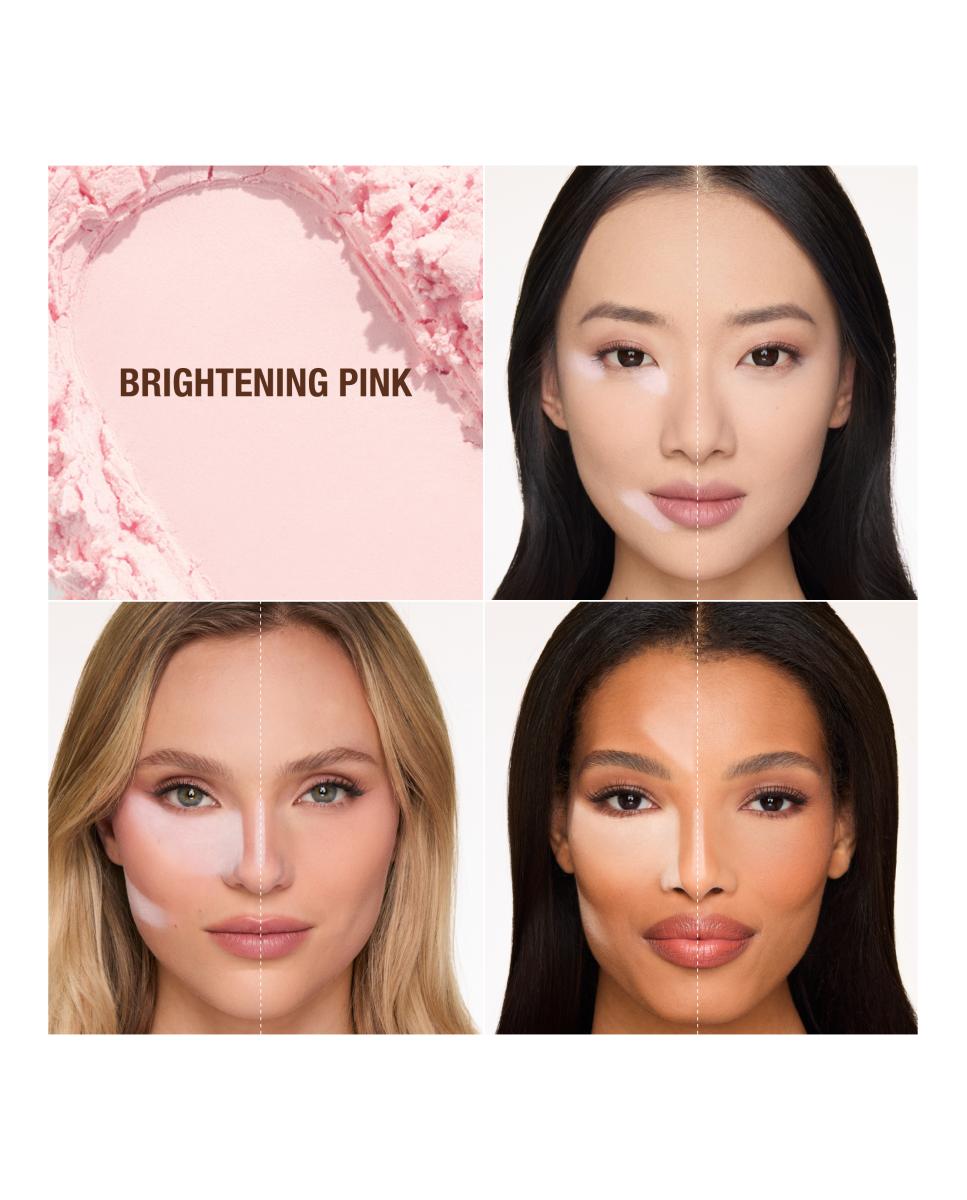 Aibrush Flawless Blur Loose Powder Polvos Sueltos Charlotte Tilbury - Brightening Pink Brightening Pink-4