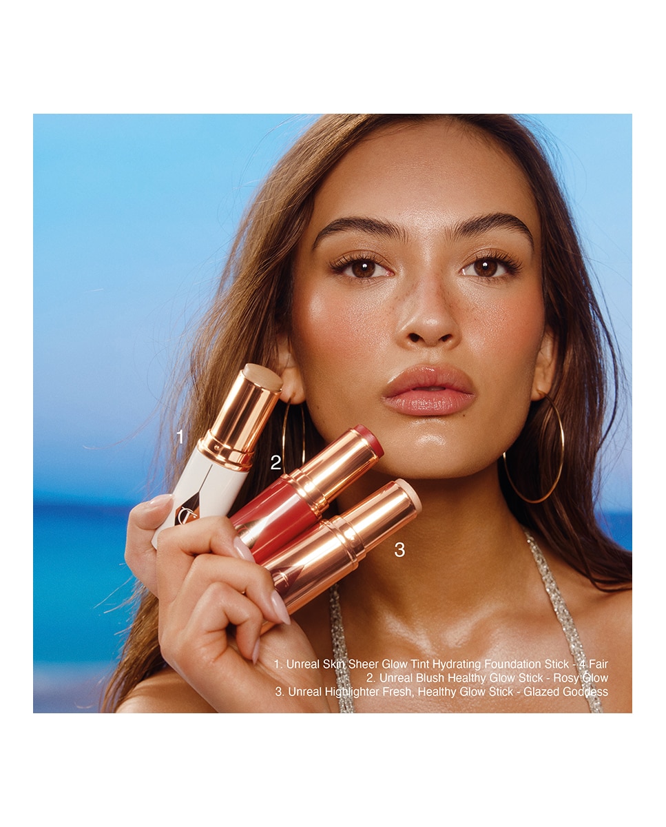 Unreal Fresh Healthy Glow Stick Iluminador Charlotte Tilbury - Glazed Goddess Glazed Goddess-7