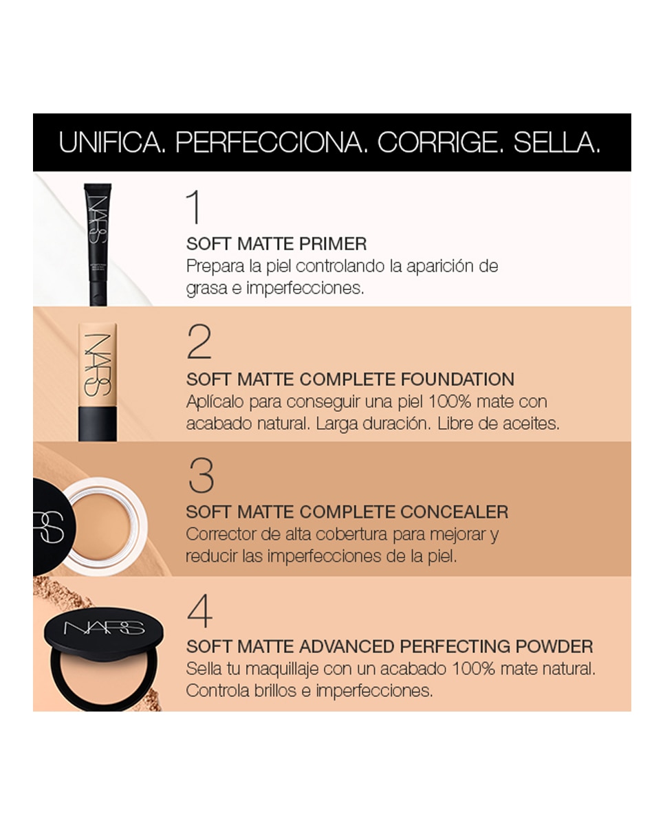 Corrector Soft Matte Complete Concealer Nars - Caramel 5 gr Caramel-7