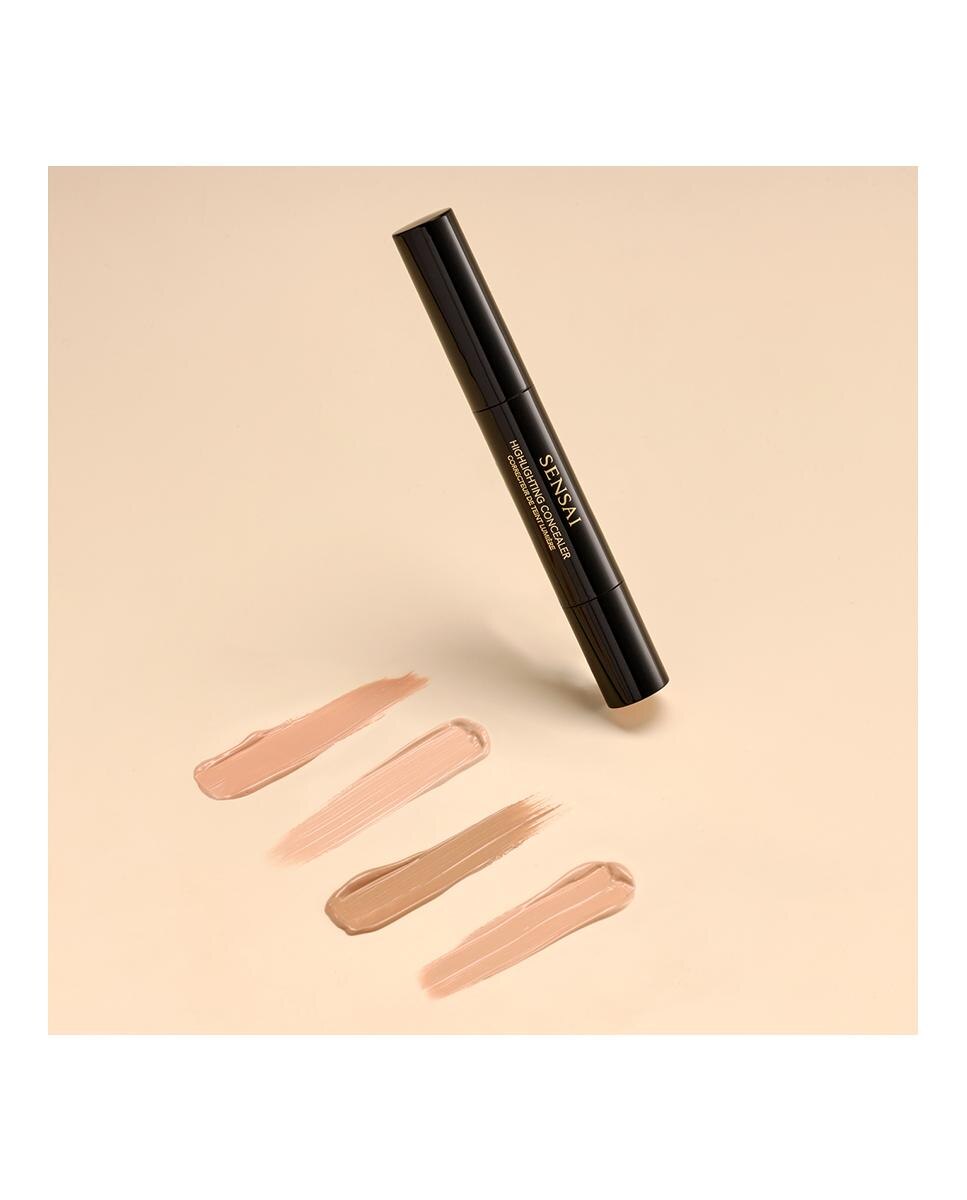 Corrector Iluminador Foundation Highlighting Concealer Sensai - 03 Luminous Almond 3,5 ml 03 Luminous Almond-3