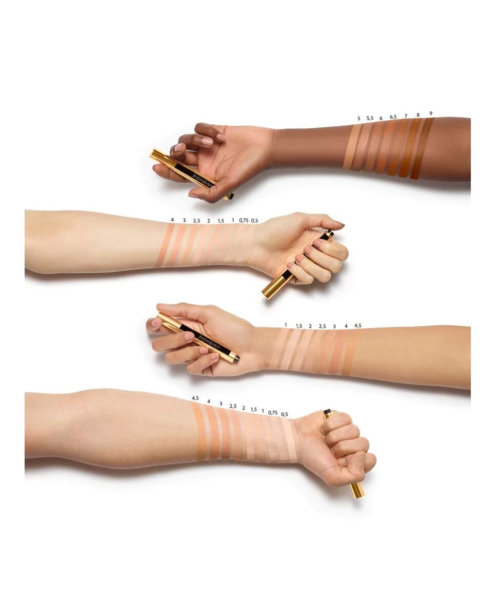 Imagen 6 de Corrector Iluminador Touche Éclat High Cover Yves Saint Laurent - Porcelaine 1 Mocha 6