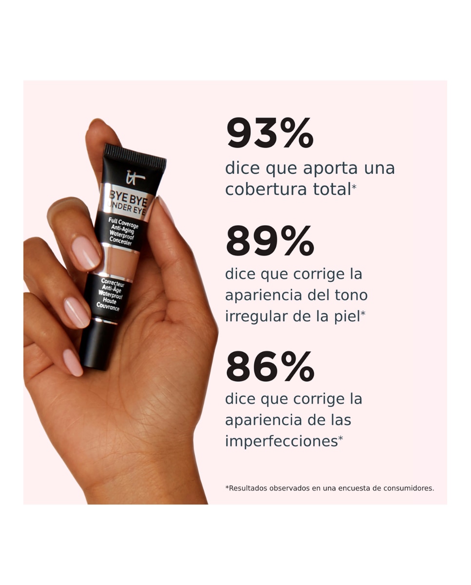Corrector de Ojeras Antiedad Bye Bye Under Eye It Cosmetics Light Buff 14.5 12 ml Medium Tan 21.0-5