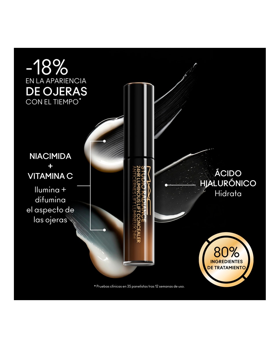 Corrector Studio Radiance 24Hr Luminous Lift Concealer Mac - NC14.5 11 ml NC14.5-7
