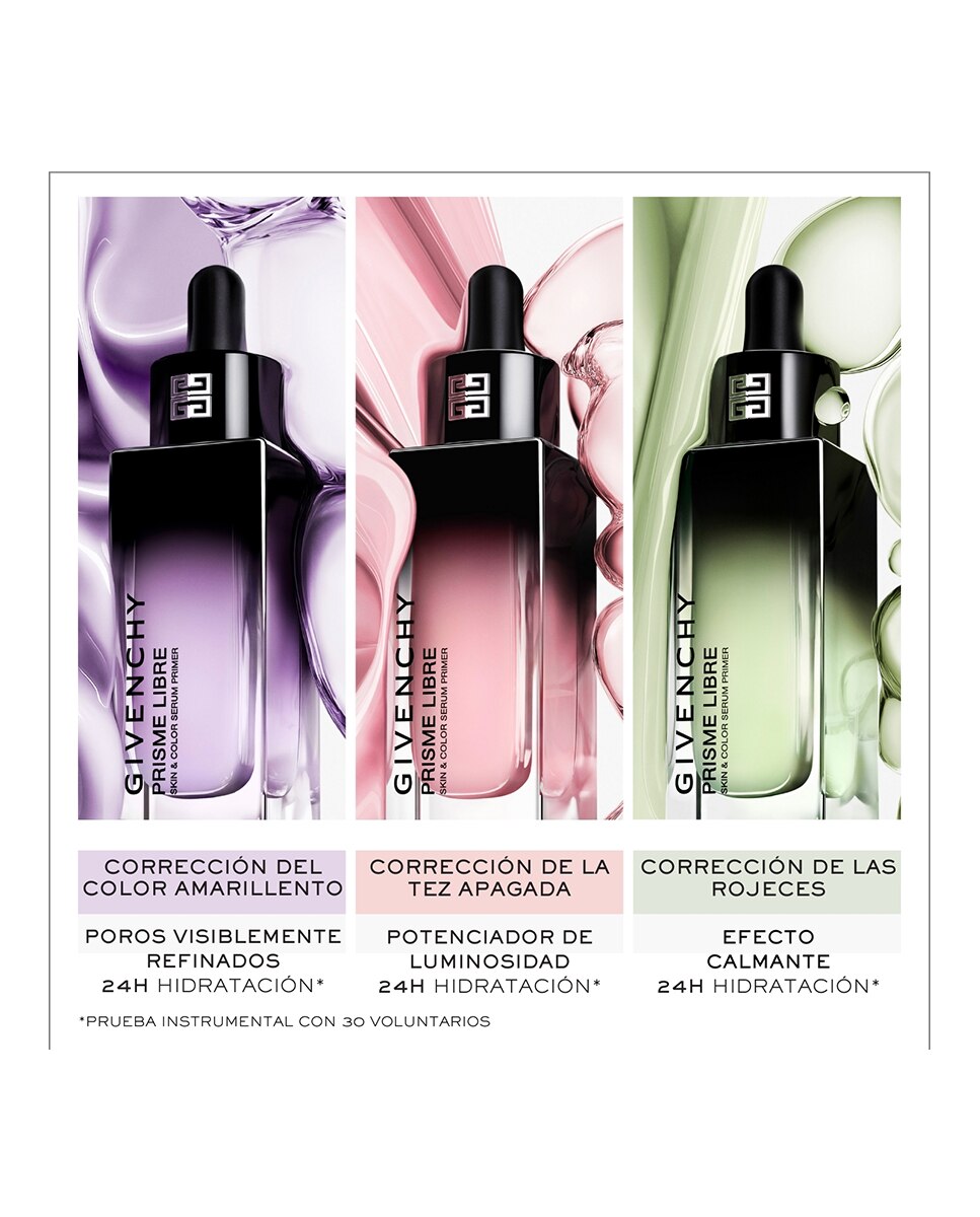 Imagen 4 de Sérum Primer Prisme Libre Skin & Color 30 ml Givenchy - LILA + NIACINAMIDA LILA + NIACINAMIDA