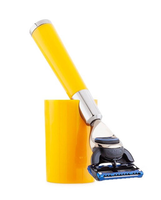 Maquinilla de afeitar amarilla Barbiere Acqua di Parma