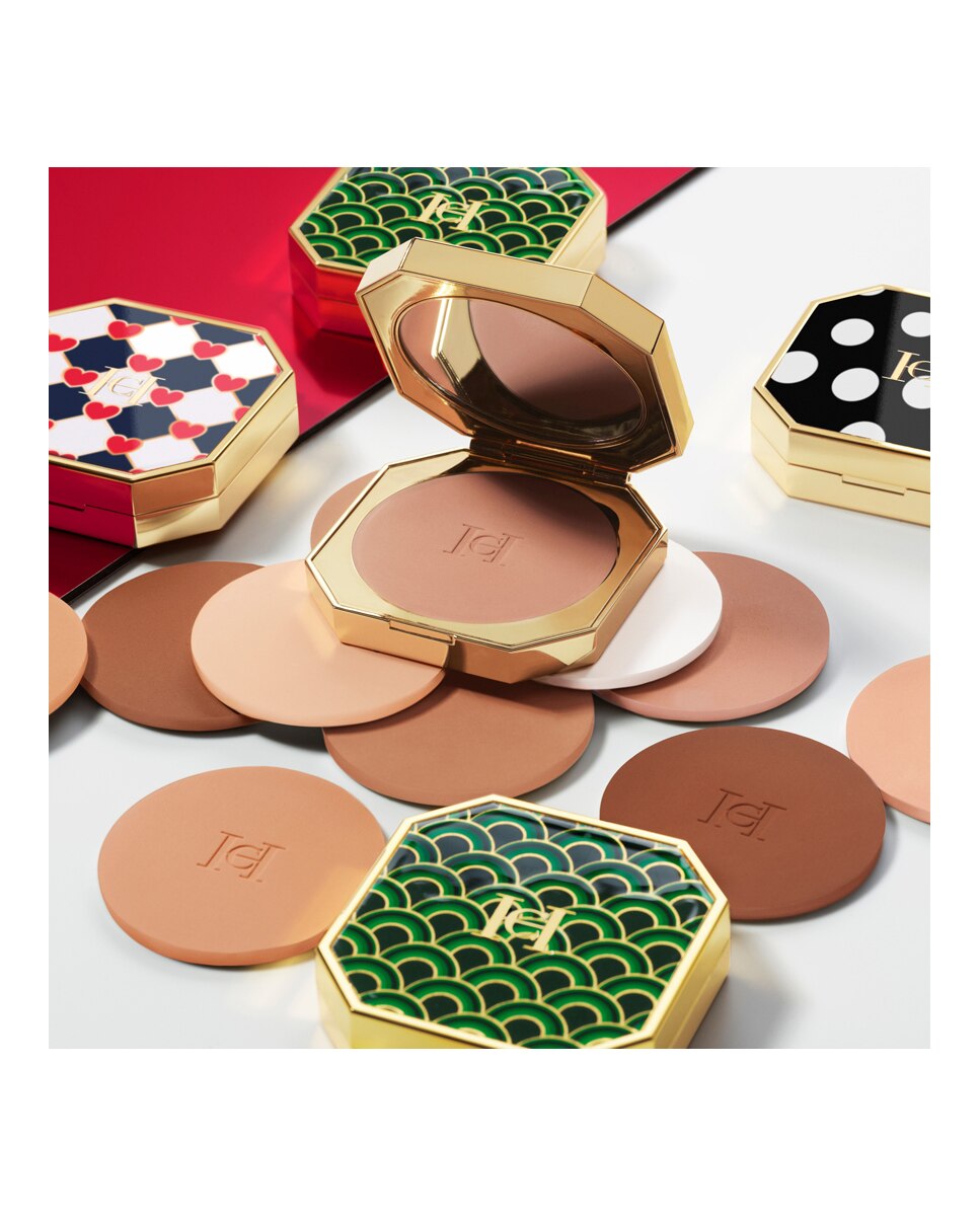 Estampado para estuche The Compact Carolina Herrera - Green Waves Green Waves-3