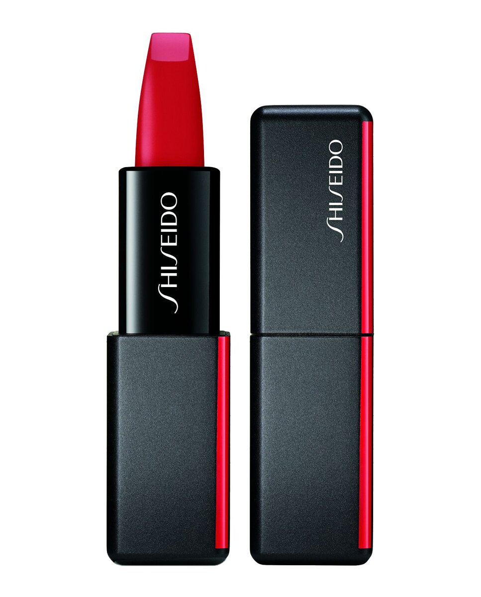 Barra de labios Modernmatte Powder Lipstick Shiseido - Hyper Red 4 g Hyper Red-1
