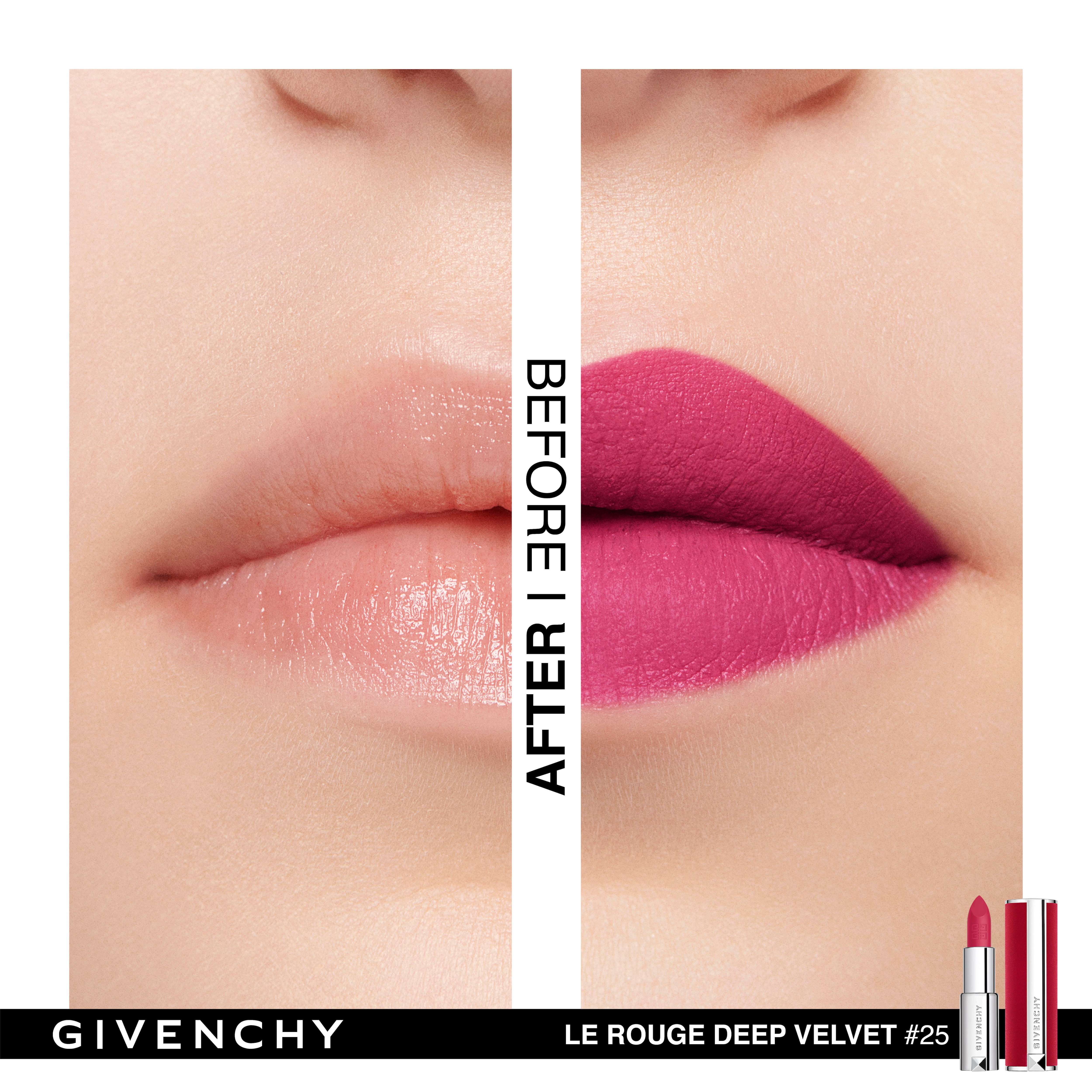 Barra de labios Le Rouge Int Deep Velvet Givenchy - Violet Velours 42 Violet Velours 42-3