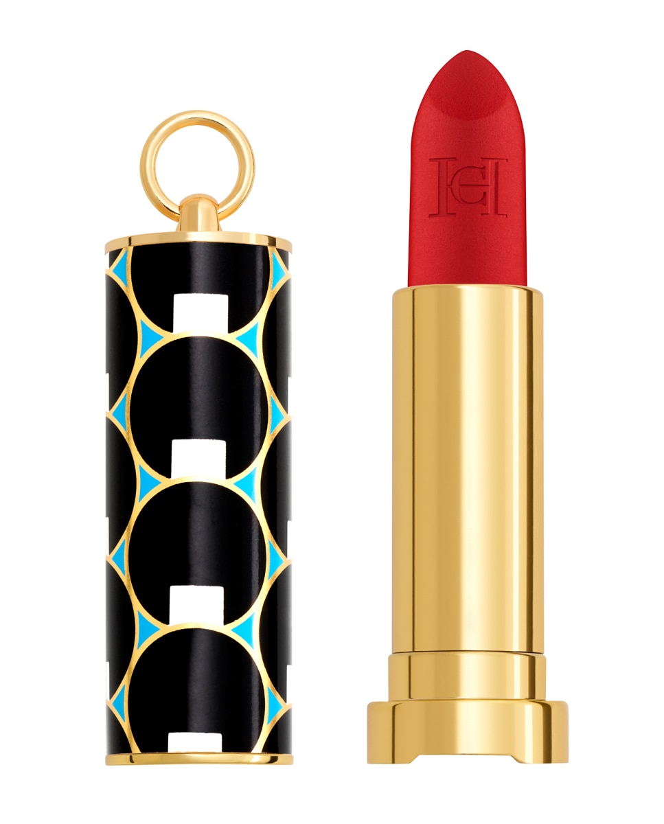 Barra de Labios Fabulous Kiss efecto mate ligero Carolina Herrera - 411 Red Emergency 3,5 g 411 Red Emergency-4