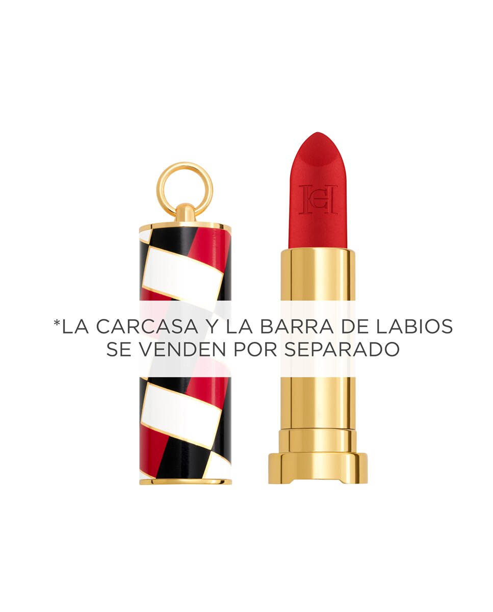 Barra de Labios Fabulous Kiss efecto mate ligero Carolina Herrera - 411 Red Emergency 3,5 g 411 Red Emergency-5