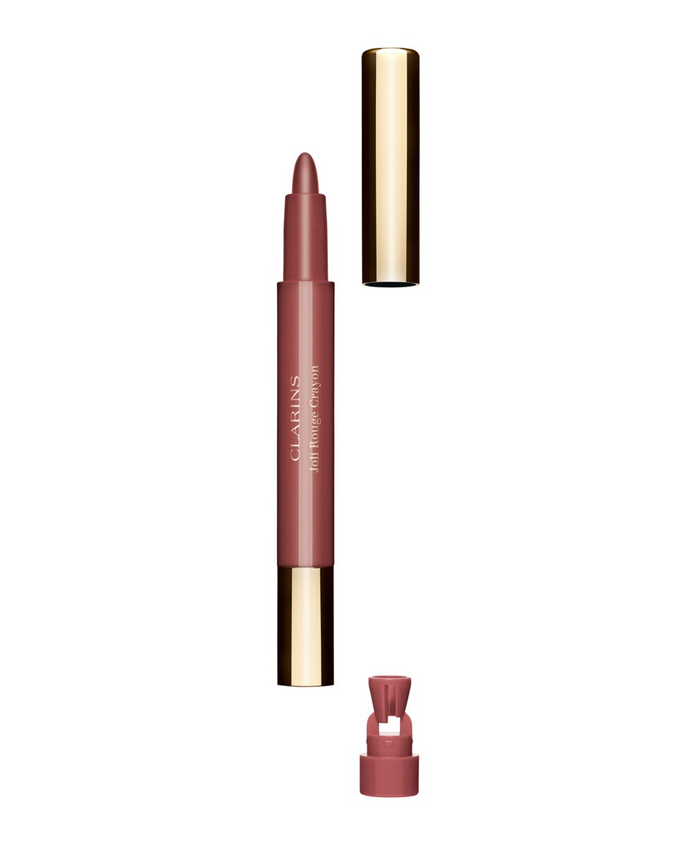 Barra de labios Joli Rouge Crayon Clarins - 705C Soft Berry 757C Nude Brick-3