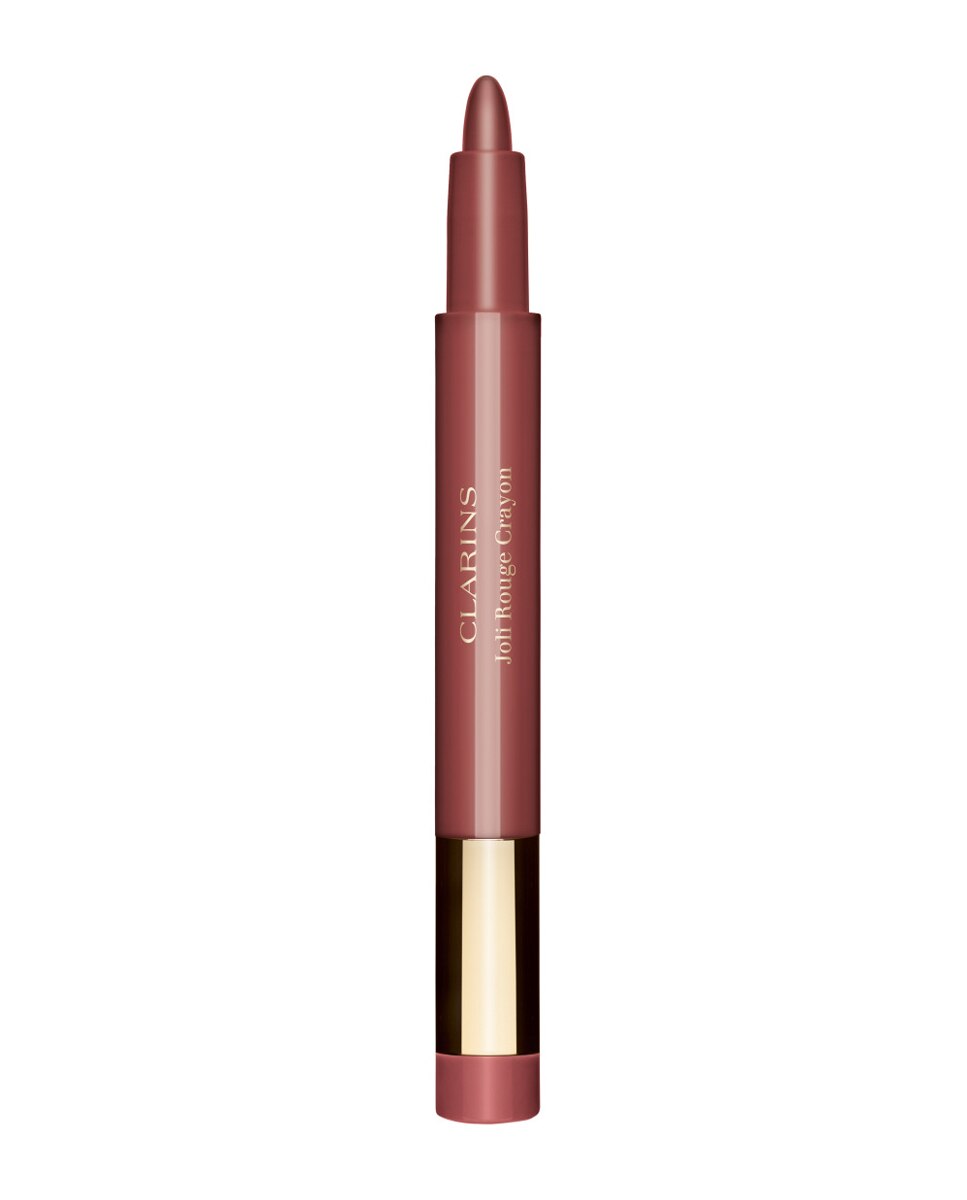Barra de labios Joli Rouge Crayon Clarins - 705C Soft Berry 757C Nude Brick-4