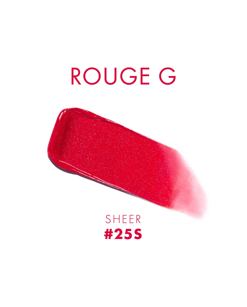 Barra de labios sin carcasa Rouge G Satinada Guerlain - Flaming Red 25 Satin 25S-6