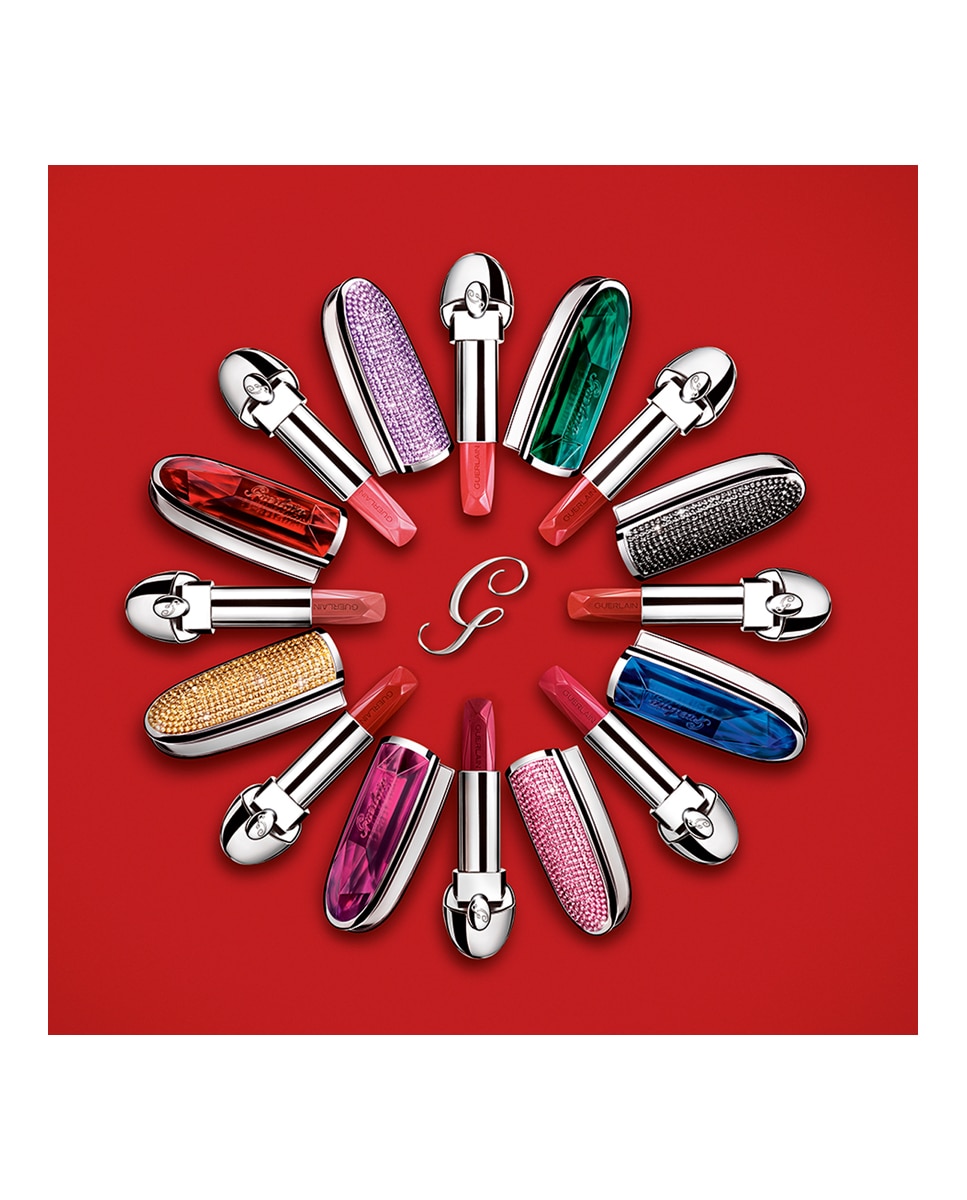 Barra de labios sin carcasa Rouge G Satinada Guerlain - Flaming Red 25 Satin 25S-10