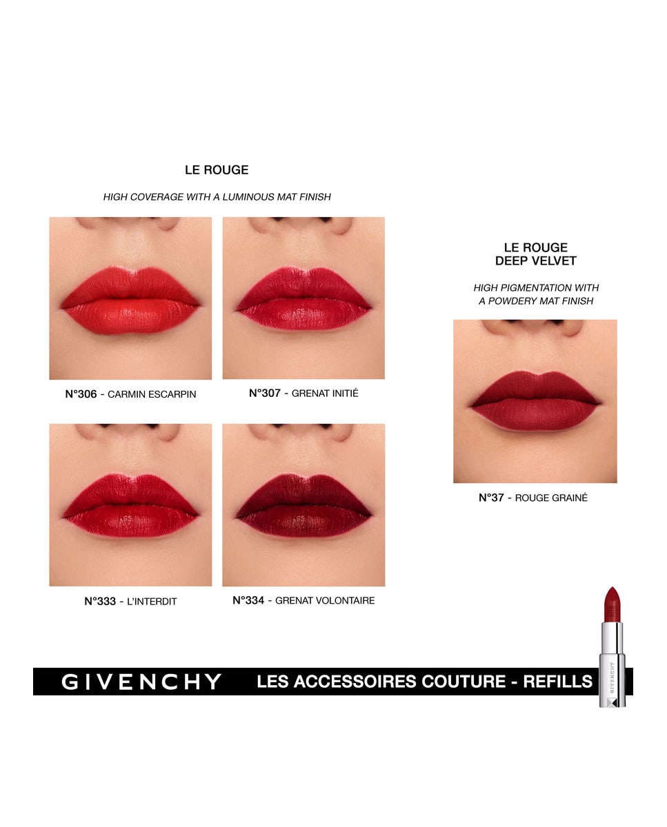 Imagen 6 de Barra de labios Les Accessoires Couture Le Rouge Refill - Nº 333 Nº 37
