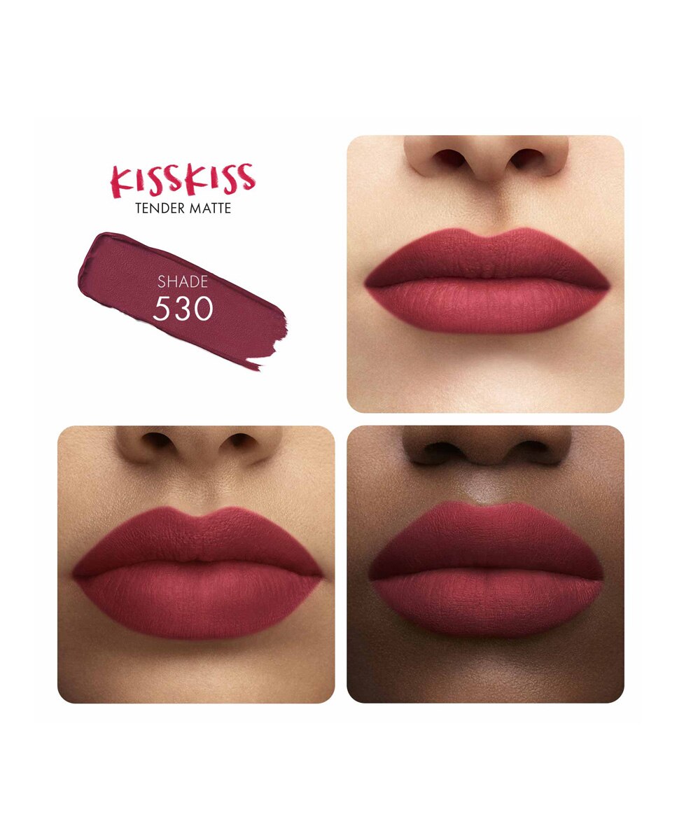 Barra de labios KissKiss Tender Matte Guerlain - 530 Dreamy Rose 2,8 g 530 Dreamy Rose-2