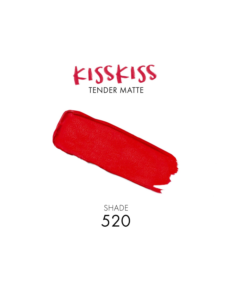 Barra de labios KissKiss Tender Matte Guerlain - 520 Sexy Coral 2,8 g 520 Sexy Coral-4