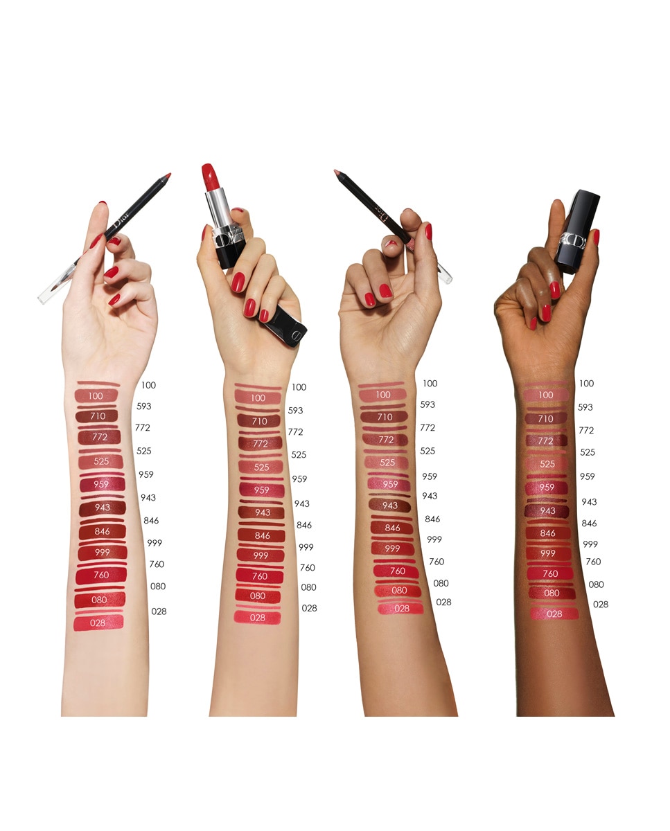 Barra de labios recargable color couture - 4 acabados: satinado, mate, metalizado y aterciopelado - tratamiento floral - confort y larga duración - 886 Enigmatic 886 Enigmatic-2