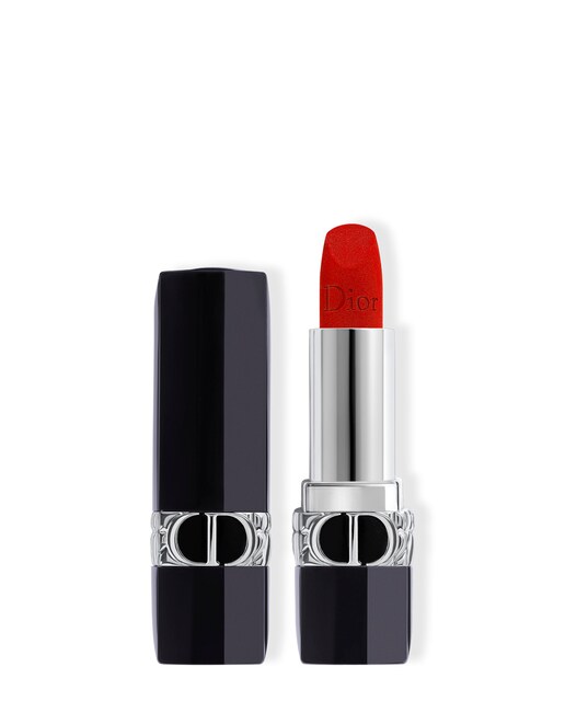 Barra de labios recargable color couture - 4 acabados: satinado, mate, metalizado y aterciopelado - tratamiento floral - confort y larga duración
